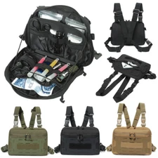 Tactical Molle Pouch Outdoor Medical EDC EMT Utility Bag Attachment Chest Bag