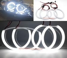 Cotton Led Halo Rings For Mazda 3 Speed 3 2003-2009 Headlight Angel Eye Lamp Drl