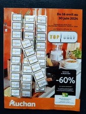 lot de 40 vignettes AUCHAN Top Chef 2024