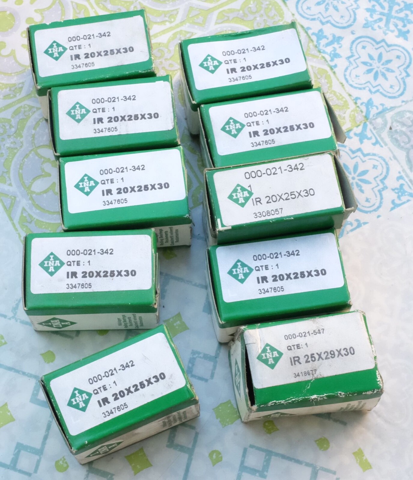 Douille INA IR 25x29x30 mm pour éliminer le jeu mécanique sur arbre usé