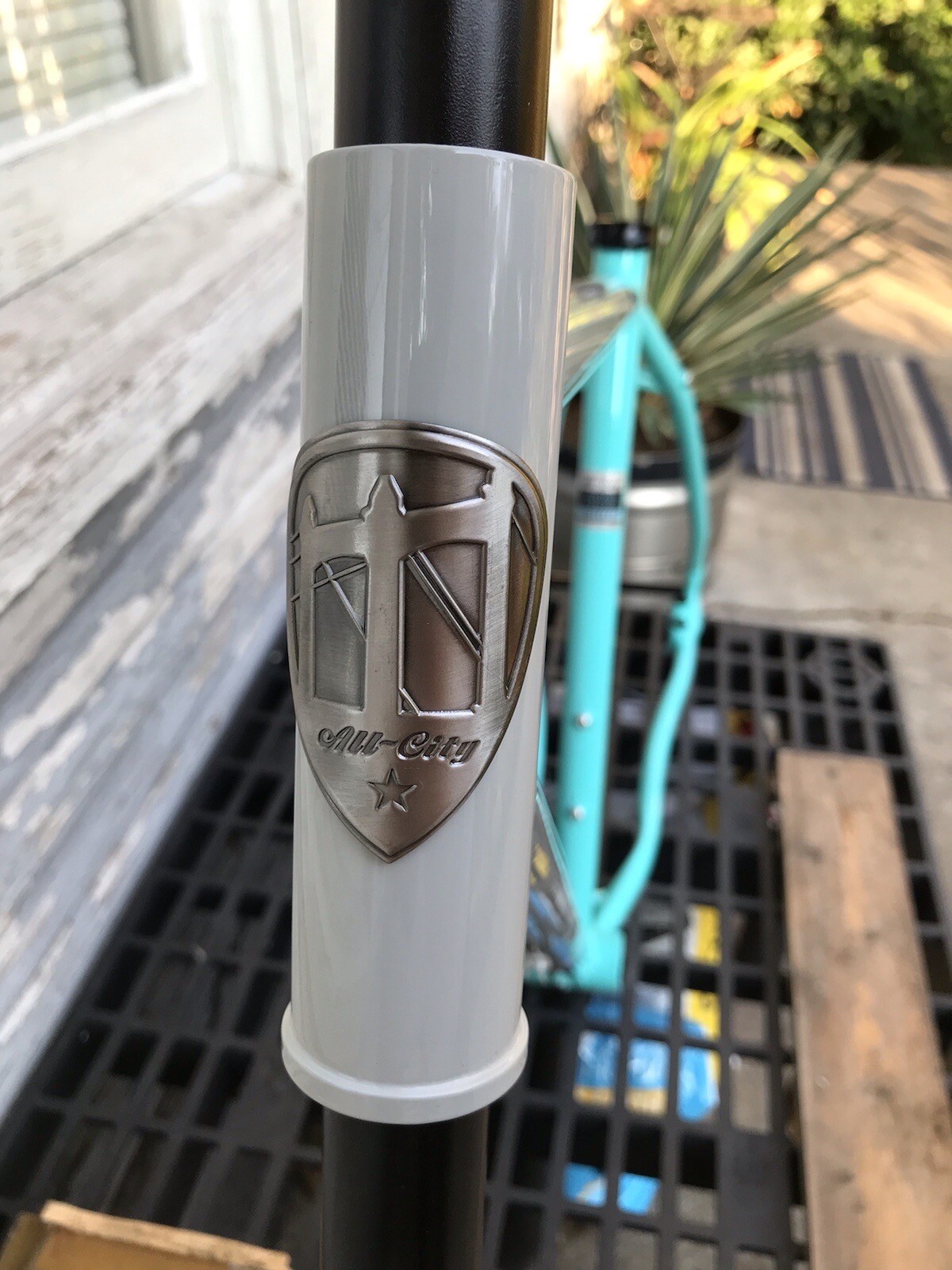 All-City Gorilla Monsoon 49cm Aqua Seafoam frameset