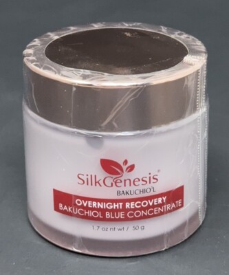 Silk Genesis Bakuchiol Blue Concentrate Overnight Recovery Hydrate Restore 1.7oz
