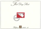 [FDS256] Belgium FDS 2008-11 Letters First Day Sheet SUPERB