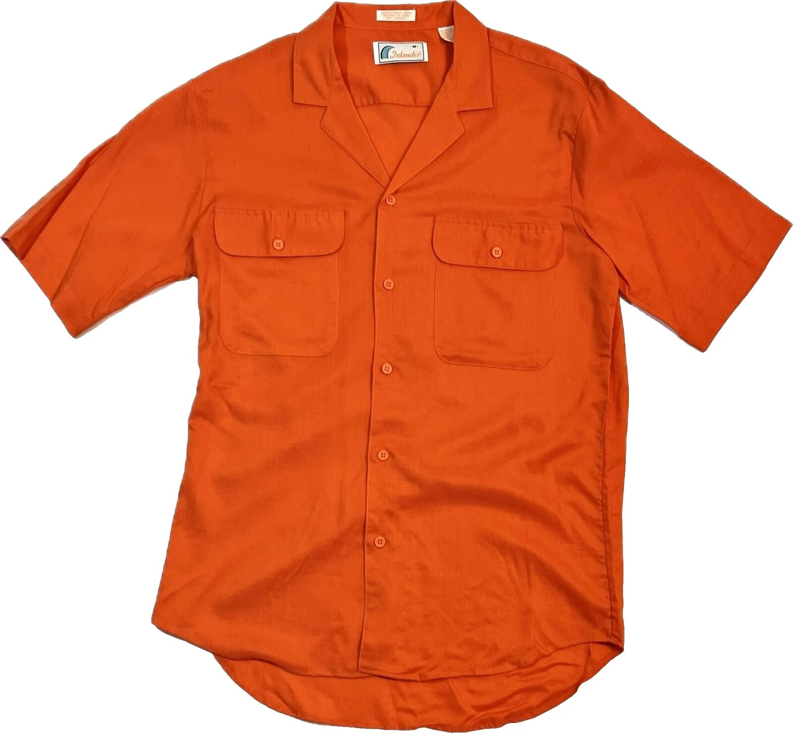 Camisas para hombre Islander informales lisas con botones