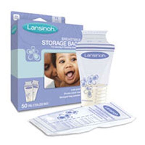Breast Milk Storage Bags 50 ct By Lansinoh Laboratories - Picture 1 of 1