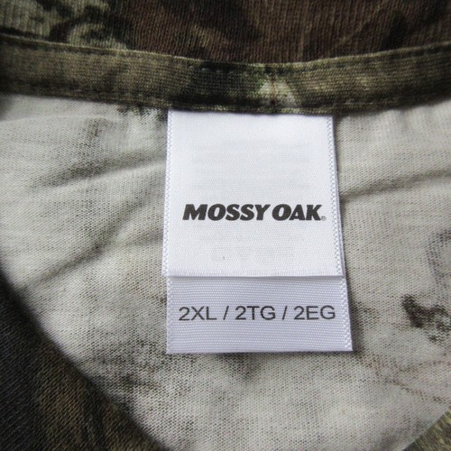 NEW NWT MOSSY OAK BREAK UP INFINITY MEN SHIRT 2XL CAMO WOODS HUNTING SHORT SLEEV - Picture 3 of 4