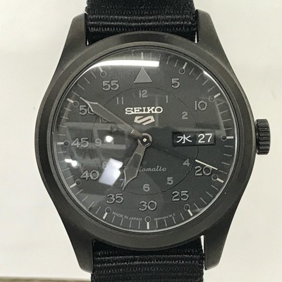 Seiko 5 Sports 4R36-10A0 Unisex Field Watch Black 41mm Used | eBay