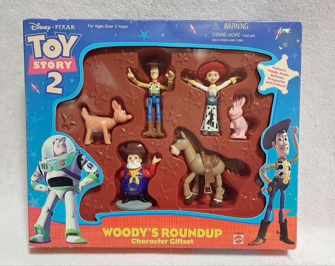 RARE Toy Story 2 Woody's Roundup Character Set Figure Vintage