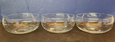 Princess House Heritage Crystal Soup Salad Cereal Bowls #477B Set of 3 NOS NEW
