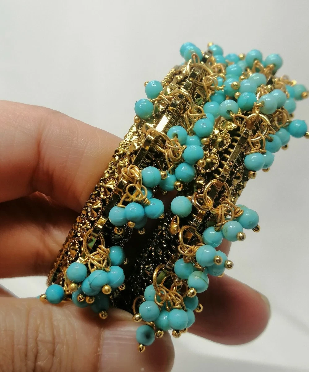 Turquoise indian bangles sale