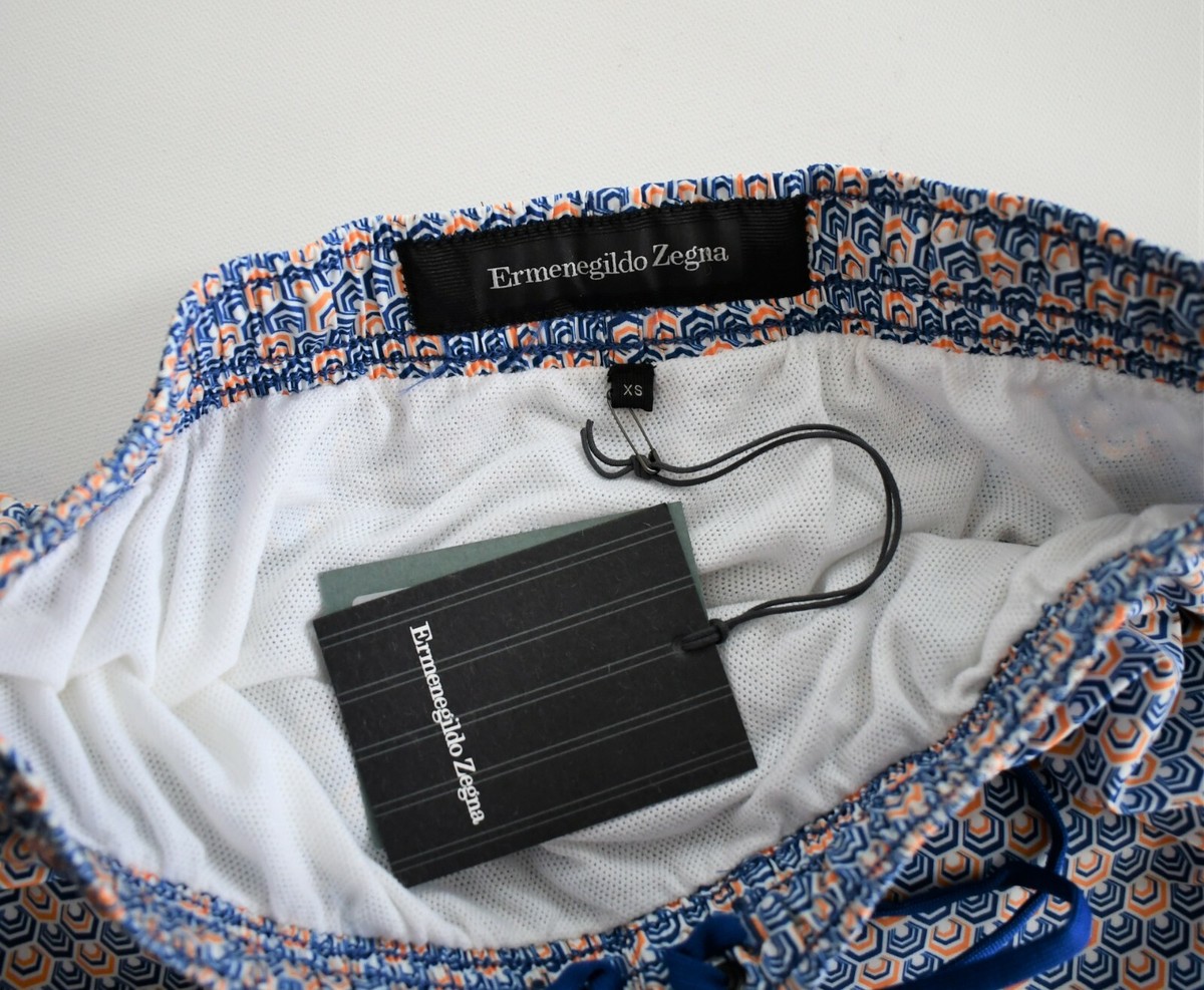 新品 Ermenegildo Zegna スイムウェア M ブルー イタリア製