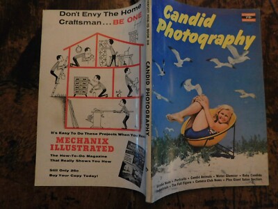 1956 CANDID PHOTOGRAPHY Fawcett Magazine #318 Models Glamour