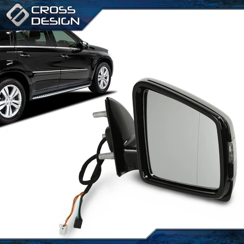 PASSENGER SIDE BLACK RIGHT MIRROR FIT FOR MERCEDES ML350 GL450 2010-2012
