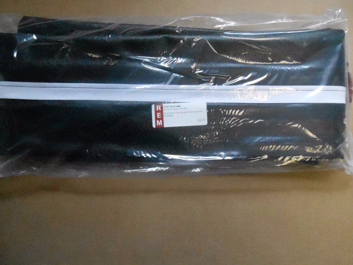 fits 68 Newport Newyorker 4 Door Hardtop 5 Bow Perforated Black
