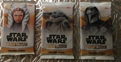 Topps Star Wars The Mandalorian Trading Cards - 1 Booster + 10 Extra Karten 3 X
