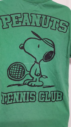 Camiseta verde tenis Peanuts Snoopy para hombre - Imagen 3 de 8