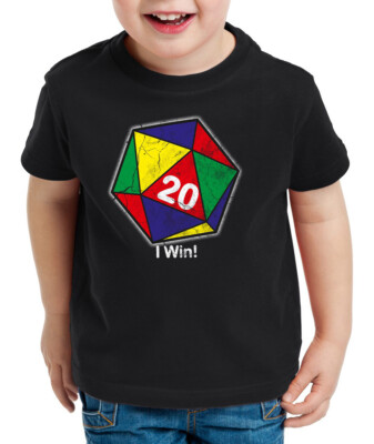 Sheldon W20 Zauberwürfel Kinder T-Shirt mathematik tbbt cooper sheldons