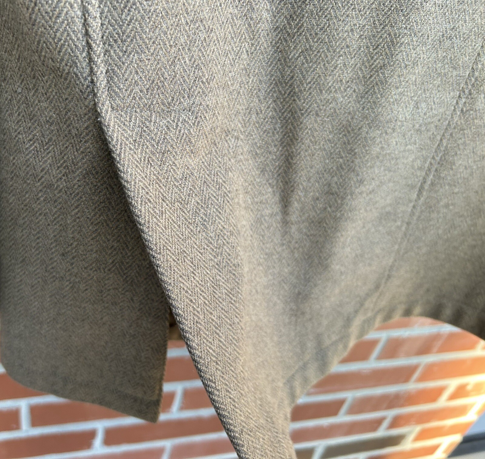 Faconnable  Mens Herringbone Shacket Button Front… - image 6