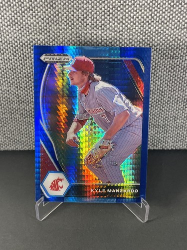 2021 Panini Prizm Draft Baseball Kyle Manzardo Hyper Blue #PDP63