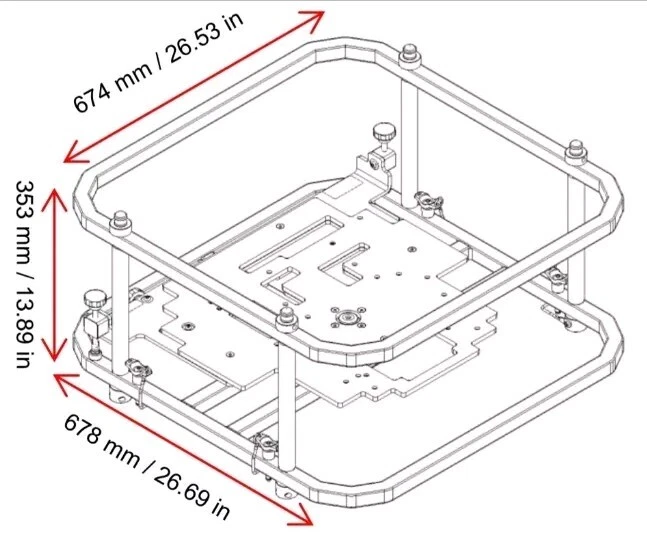 Marco Proyector Lang AG 13k/Marco ELPMB51 Alta Calidad  Foto 3 de 4