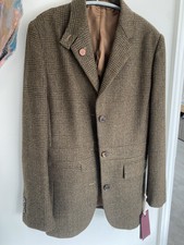 Purdey Womens Khaki Wool Blazer Uk10