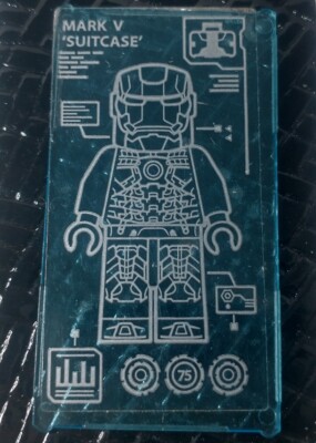 LEGO Mark V Suitcase Marvel IRON MAN Computer Screen Robot 2019 Avengers Window