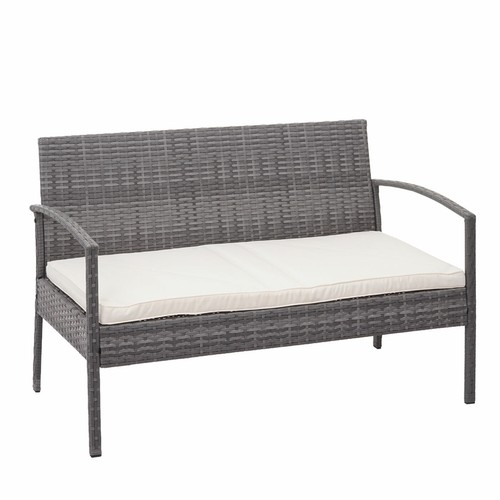 Poly-Rattan Garnitur HWC-F56, Balkon-/Garten-/Lounge-Set Sitzgruppe - Bild 10 von 17