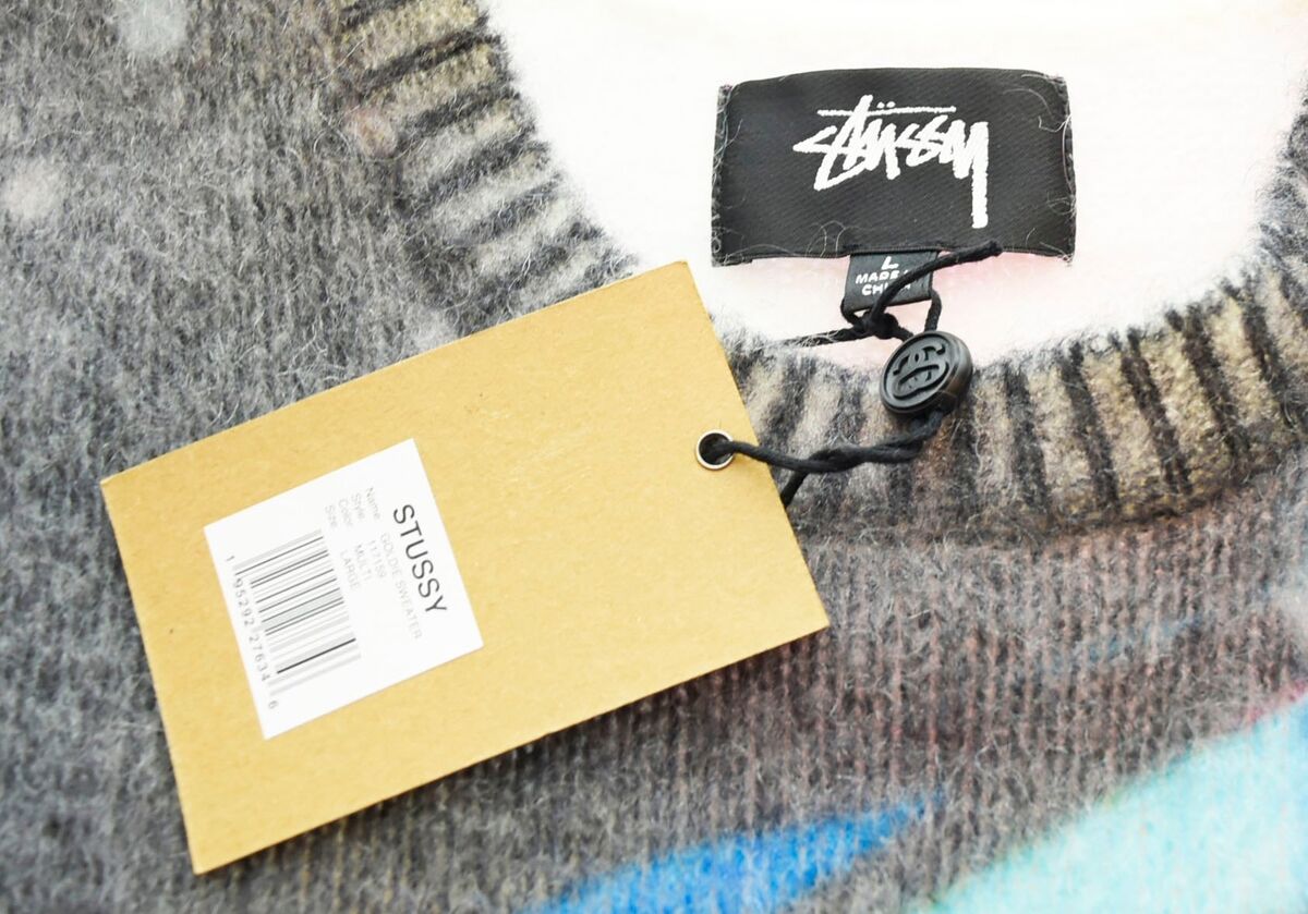 Stussy 22Aw Goldie Sweater Goldy Mohair Mixture 117159 Total Stussy 22Aw Goldie Sweater Goldy Mohair Mixture 117159 Total