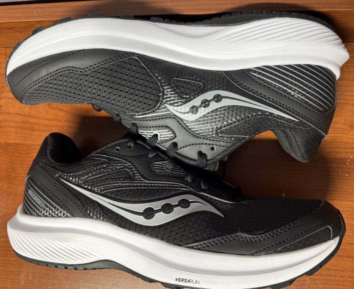 Size 9.5 - Saucony Cohesion 16 Light Grey Black S20781-33 Saucony Cohesion 16 Running Shoe | S10781-14 Grey - Walmart.com main image 3