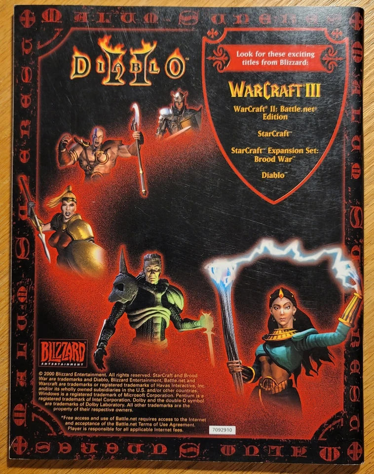 Diablo 2 PC Manual (2000) MANUAL ONLY - Image 2 of 4