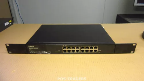 Dell 2716 PowerConnect Gigabit Switch 16-Port 32 Gbps Web-Managed INCL RACK EARS