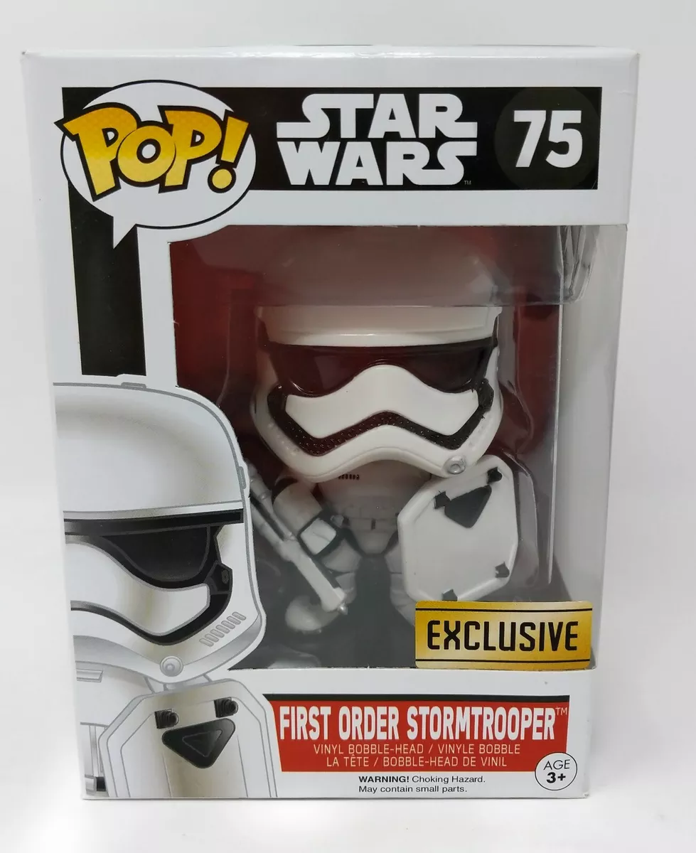 Funko POP! FIRST ORDER STORMTROOPER Riot Gear #75 Star Wars Vinyl Exclusive