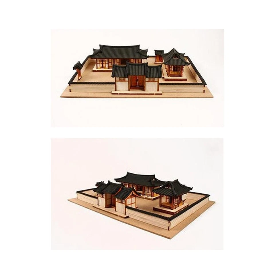 Youngmodeler Hanok Wooden Model Kit Wood Craft Kits Korean Traditional House - Image 2 of 4