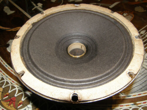 Vintage speaker 5" poss Altec Lansing with Antique radio shop 1947 tag - Imagen 1 de 14