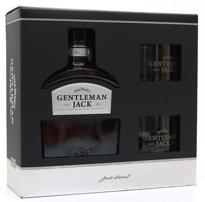 Geschenkset GENTLEMAN JACK Gläser Tumbler Jack Daniels