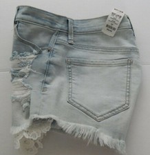 Mudd Women's Jean Shorts Mid-Rise FLX Stretch Size 5 Blue