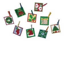 Advent Trilogy Set Two Beaded Cross Stitch Ornaments Kit 2019 Mill Hill MH191912