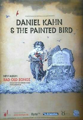 DANIEL KAHN & THE PAINTED BIRD 2013 TOUR -orig. Concert Poster - Plakat - DIN A1
