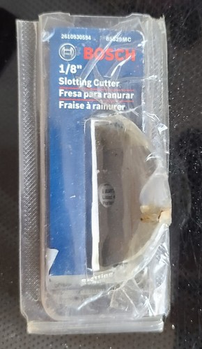 Bosch 1/8" Slotting Cutter 85529MC Unused Open Package  - Picture 1 of 2