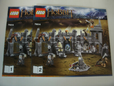 Lego Hobbit Schlacht von Dol Guldur 79014 NUR die Bauanleitung 1+2.  (43)