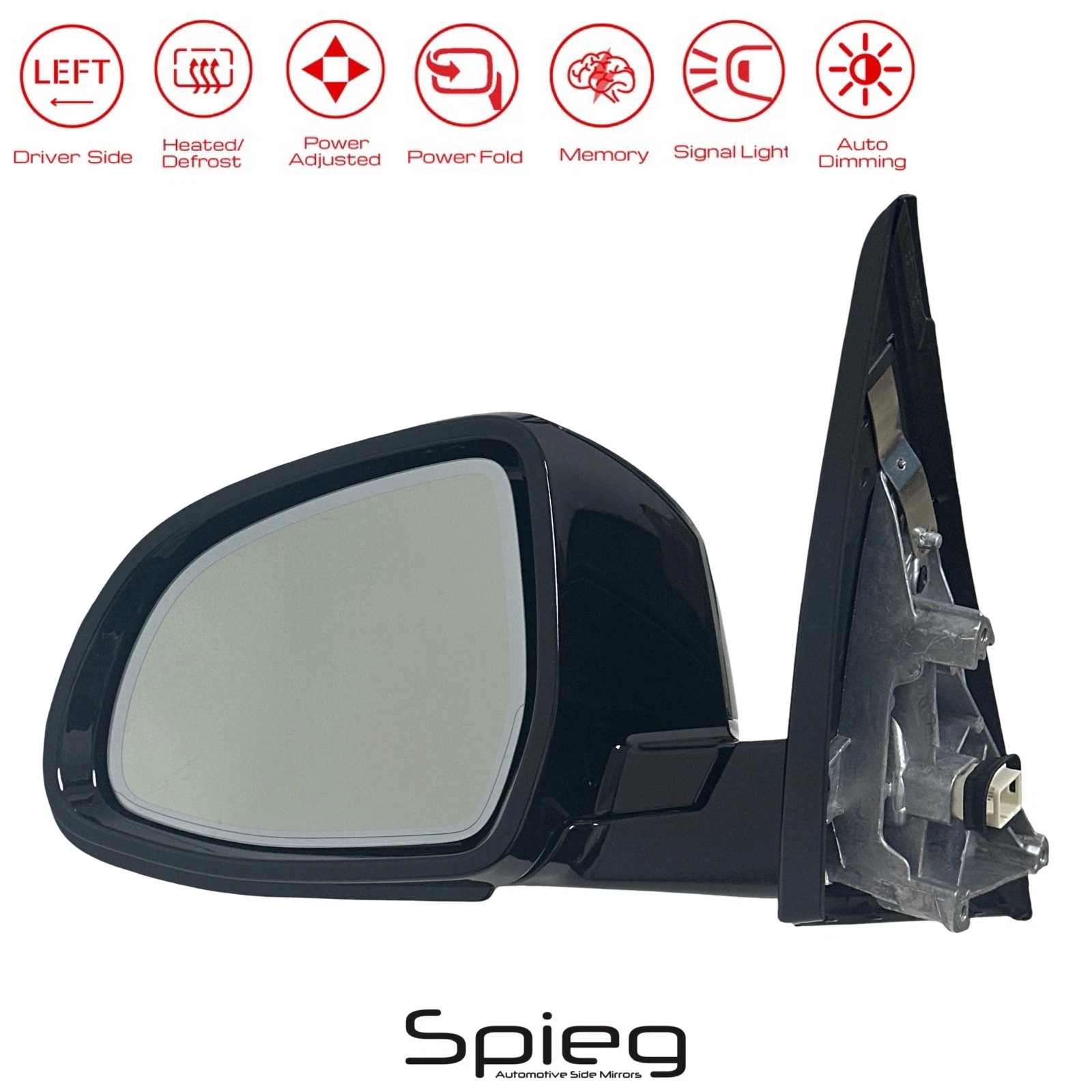 Driver Side Mirror for 2019-2023 BMW X5 with Power Folding Dimming Memory 5pin