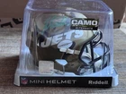 🏈 JUSTIN FIELDS SIGNED NEW YORK JETS CAMO ALTERNATE SPEED MINI HELMET 🏈