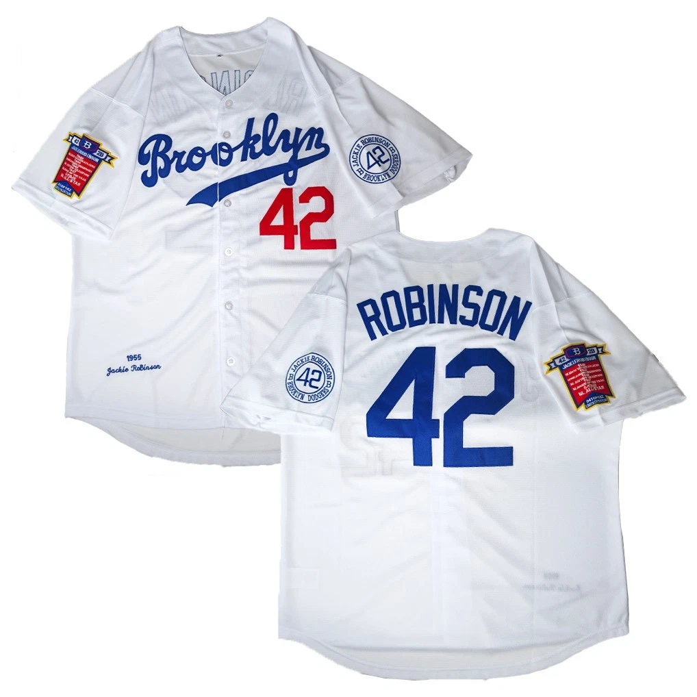 Джерси Jackie Robinson белая как новая на коробке - огромный выбор