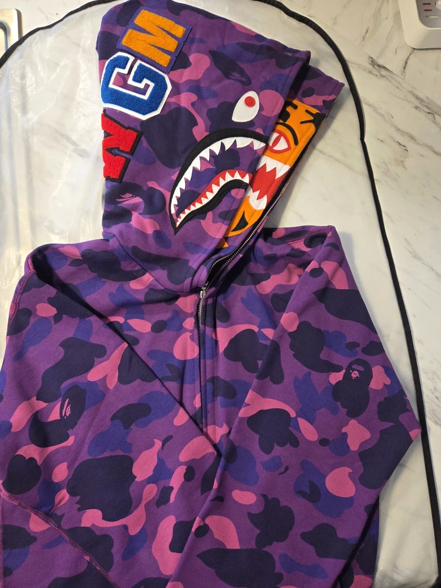 bape purple camo hoodie products for sale | eBay