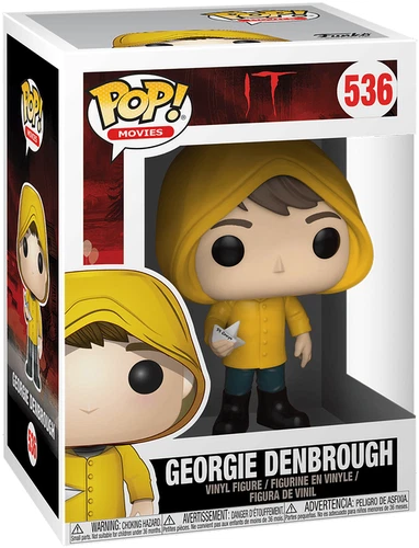 Funko POP! IT GEORGIE DENBROUGH #536 Horror Movies +Protector Near Mint