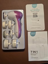 Masseur de soins de beauté Coslus 7 en 1. Rose. Brosse visage, masseur. Jamais utilisé