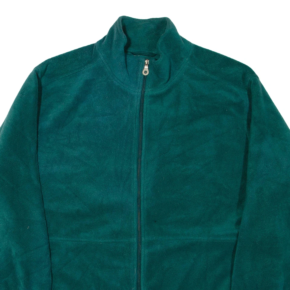 CATALINA Womens Fleece Jacket Green XL - Image 2 of 4