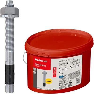 Fischer Bolzenanker FAZ II Plus 12/20 im Eimer 568860 VPE 80 Stück