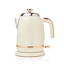 Image of Haden Salcombe Cream Kettle 1.7L Rapid Boil Auto Shut off Cordless Base
