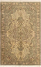 6'8" x 10'8" Traditional Vintage Hand Knotted Oriental Carpet Wool Area Rug